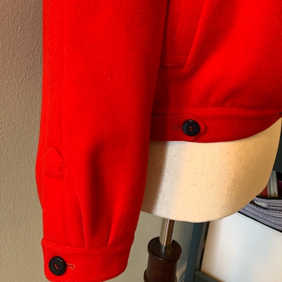 Vintage Liz Claiborne Cropped Wool Coat - Picture 3 of 4